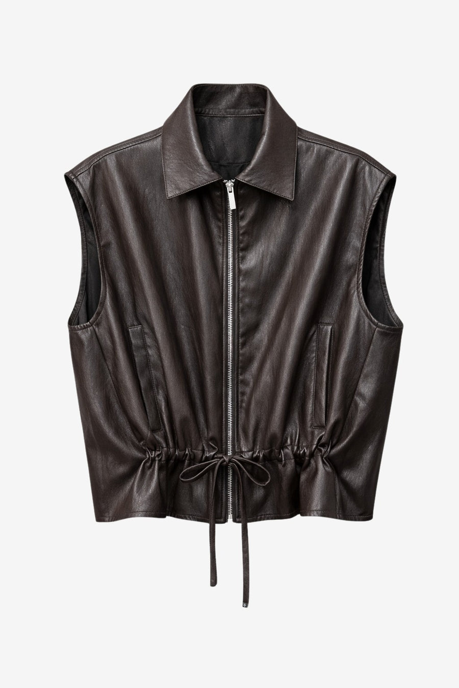 Alora eco leather vest
