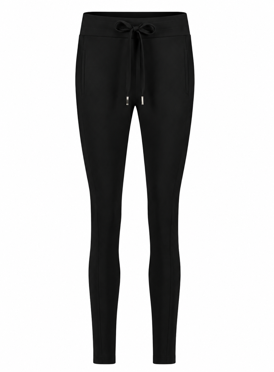 Pants Anna - Skinny fit Technical Jersey | Black
