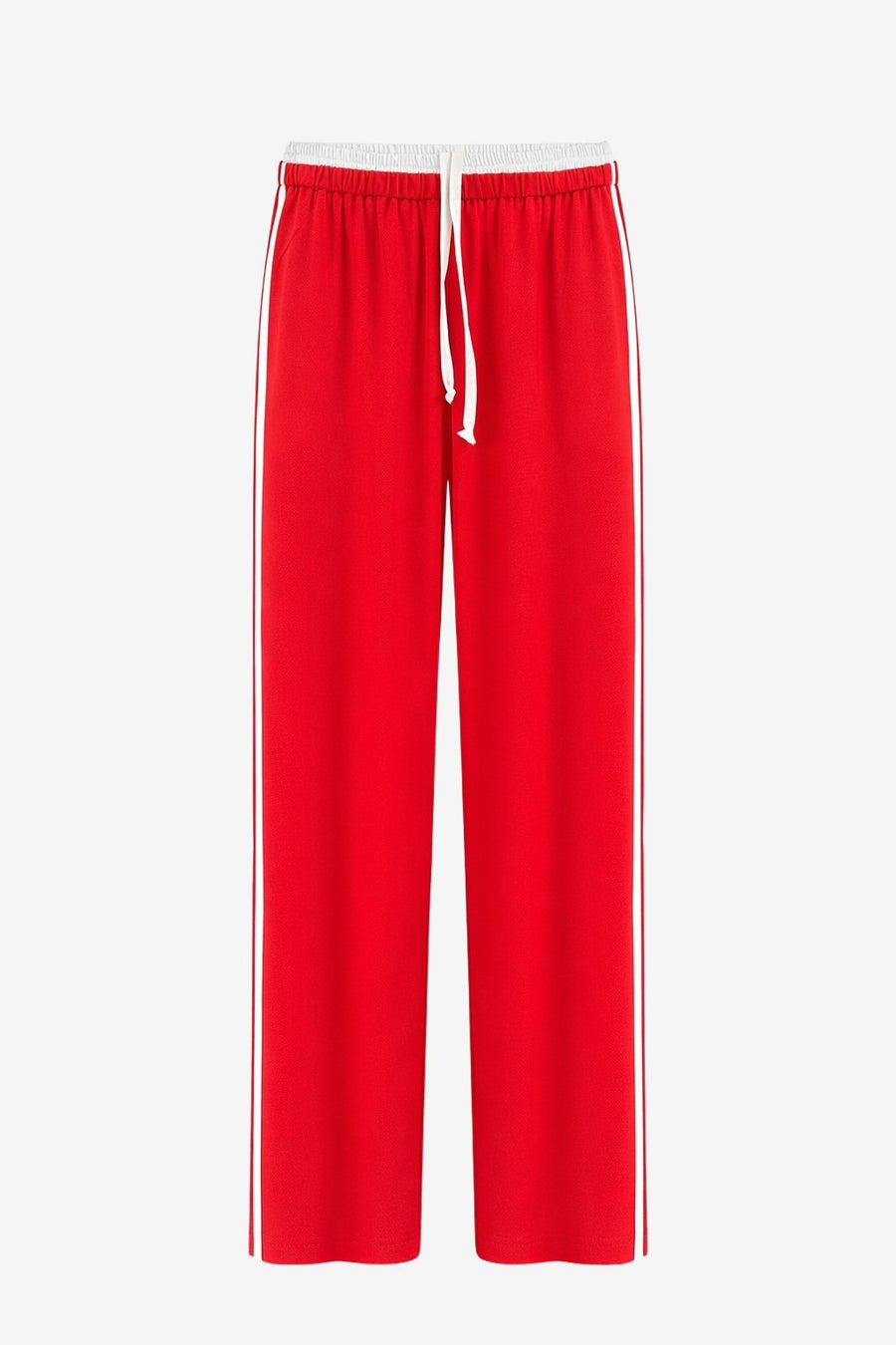 AntinyP structure tech jersey pants