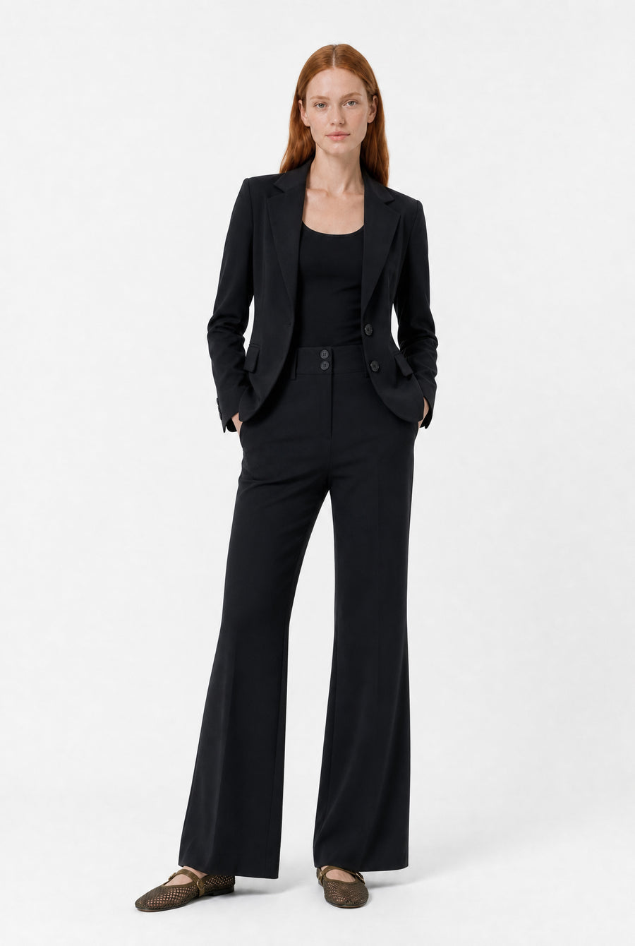 Linda pants technical jersey | Black