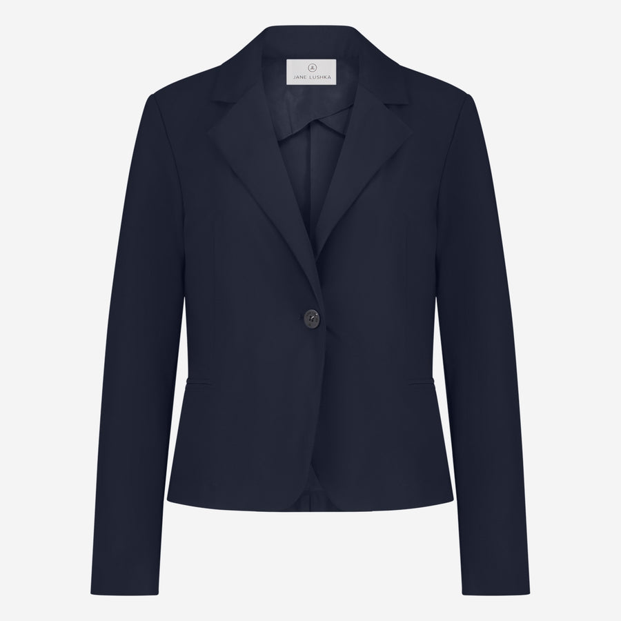 Atina Blazer Technical Jersey | Blue