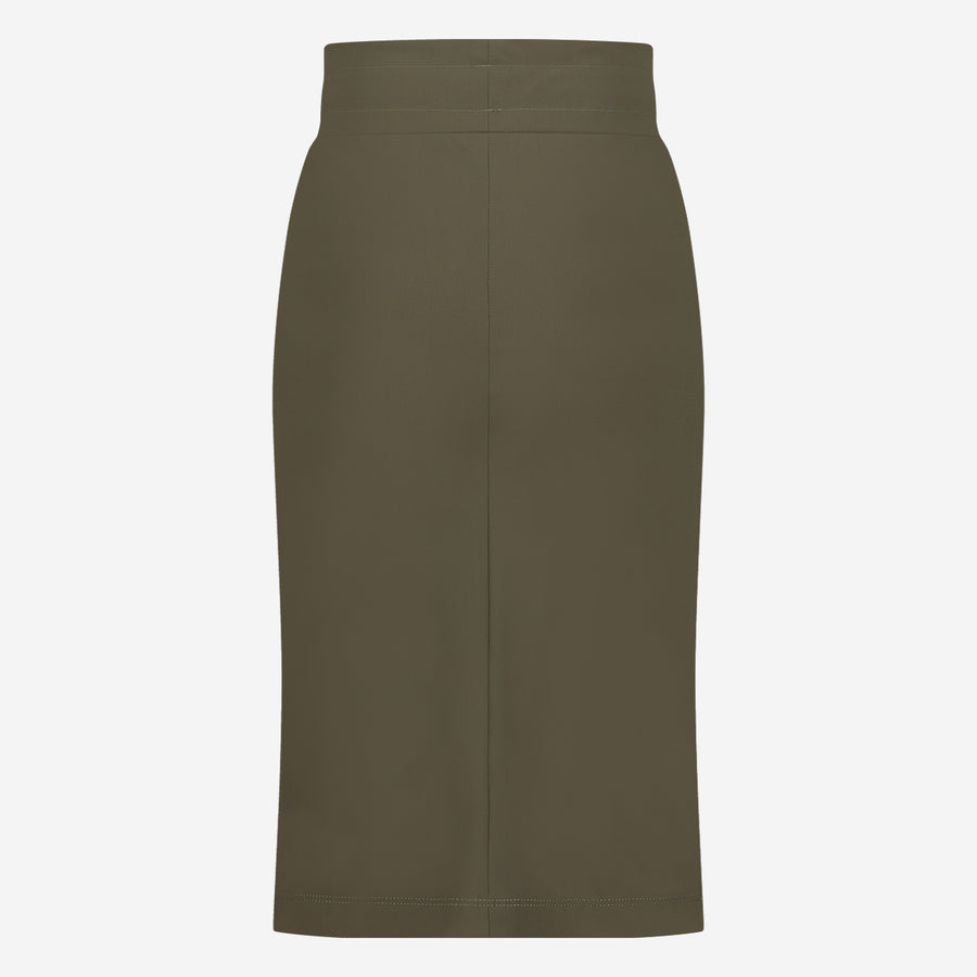 Skirt Kate Easy Wear Technical Jersey | Army