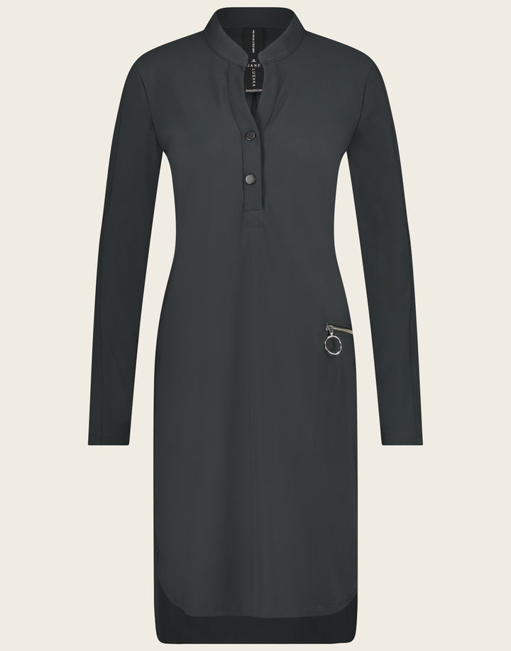 Dress Eva Easy Wear | Grigio Notte