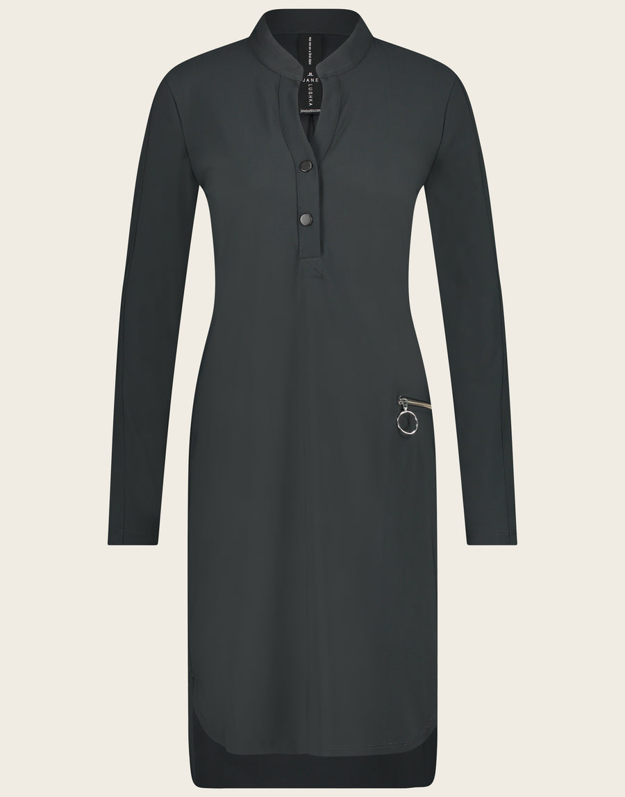 Dress Eva Easy Wear | Grigio Notte