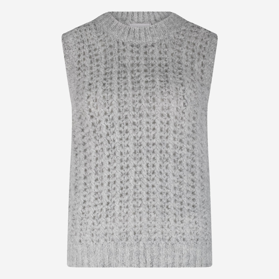 Shiny Vest 1008 | Light Grey