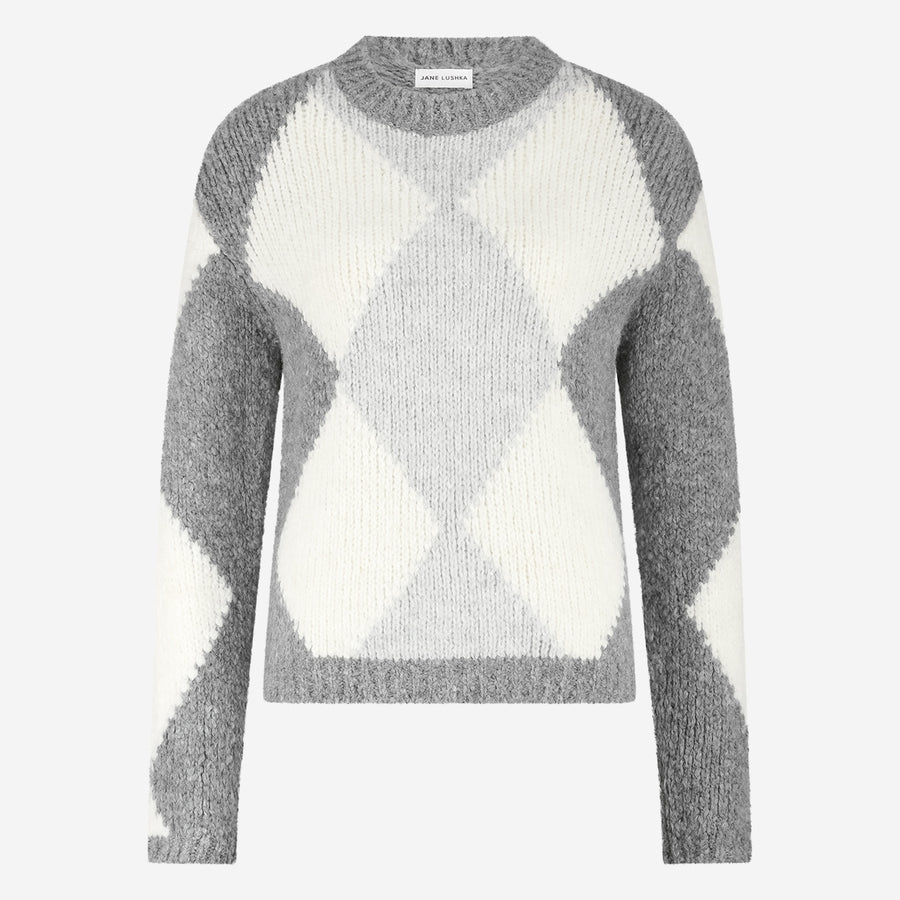 Pullover rhomboids 1082 | Grey