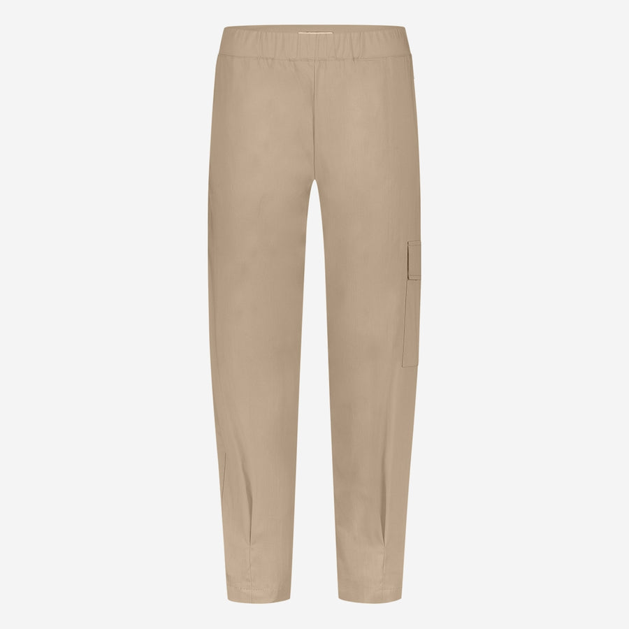 Ubino cotton poplin pants | Beige