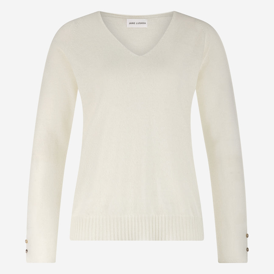 Pullover Cashmere blend 2479 | Ecru