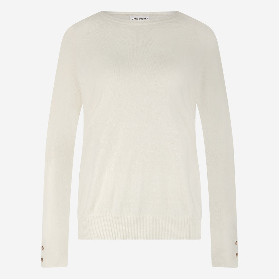 Pullover Cashmere blend 2480 | Ecru