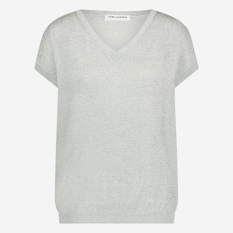 Glossy loose top 25047 | Silver