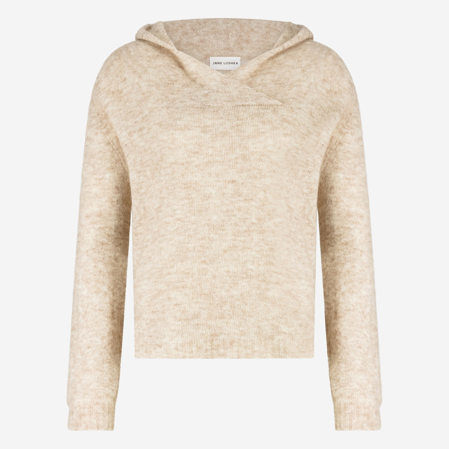 Hoodie pullover H22167 | Beige