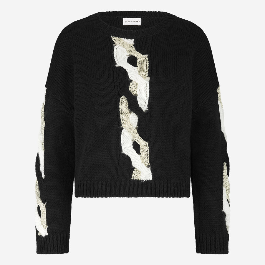 Fancy Pullover H25036 | Black