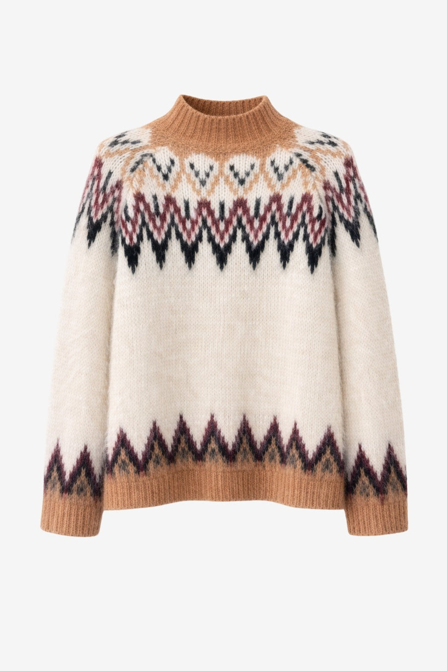 Brushed winter pullover H26001 | Off White