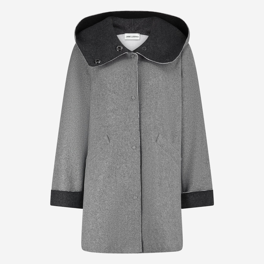 Irlanda hoody winter jacket | Grey