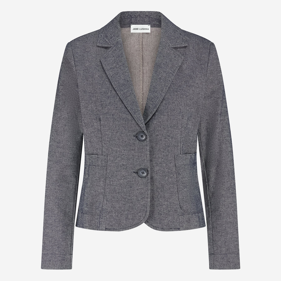 Blazer cotton mix | Blue
