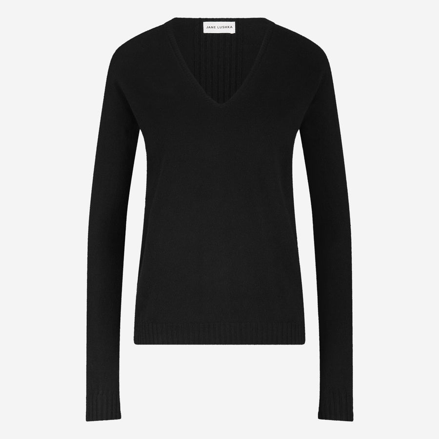 Pullover seamless viscose NB186 | Black