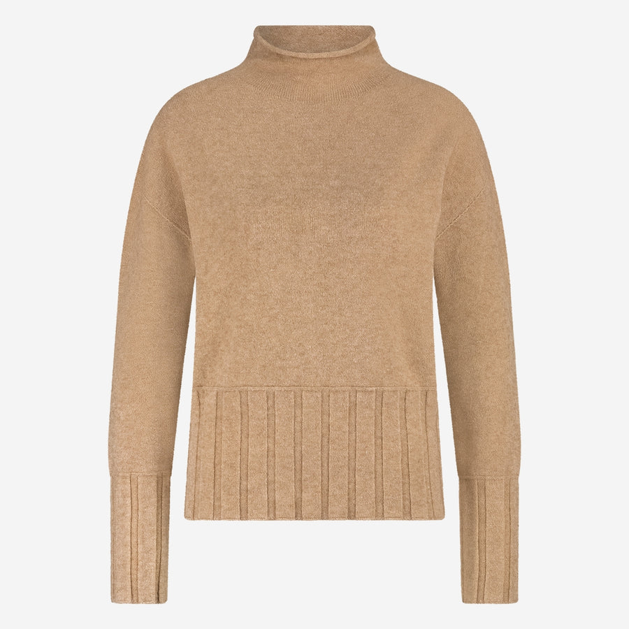 Pullover viscose NB2275 | Beige Melange