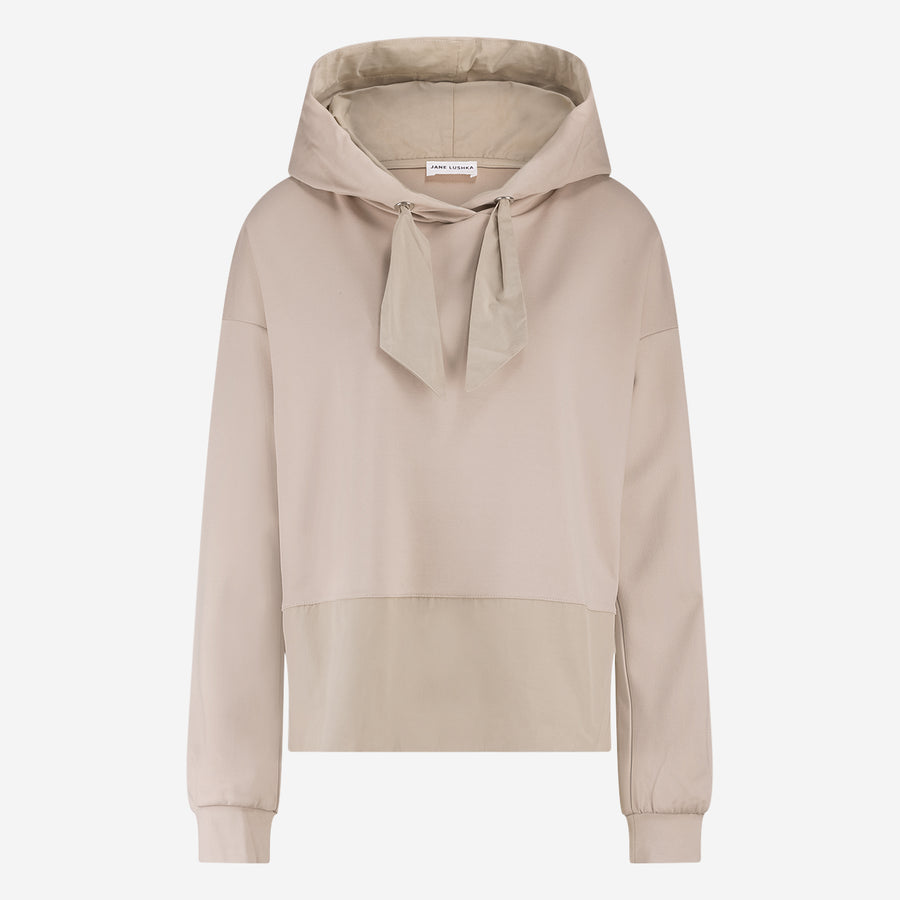 Demi mix blend Hoodie | Sand