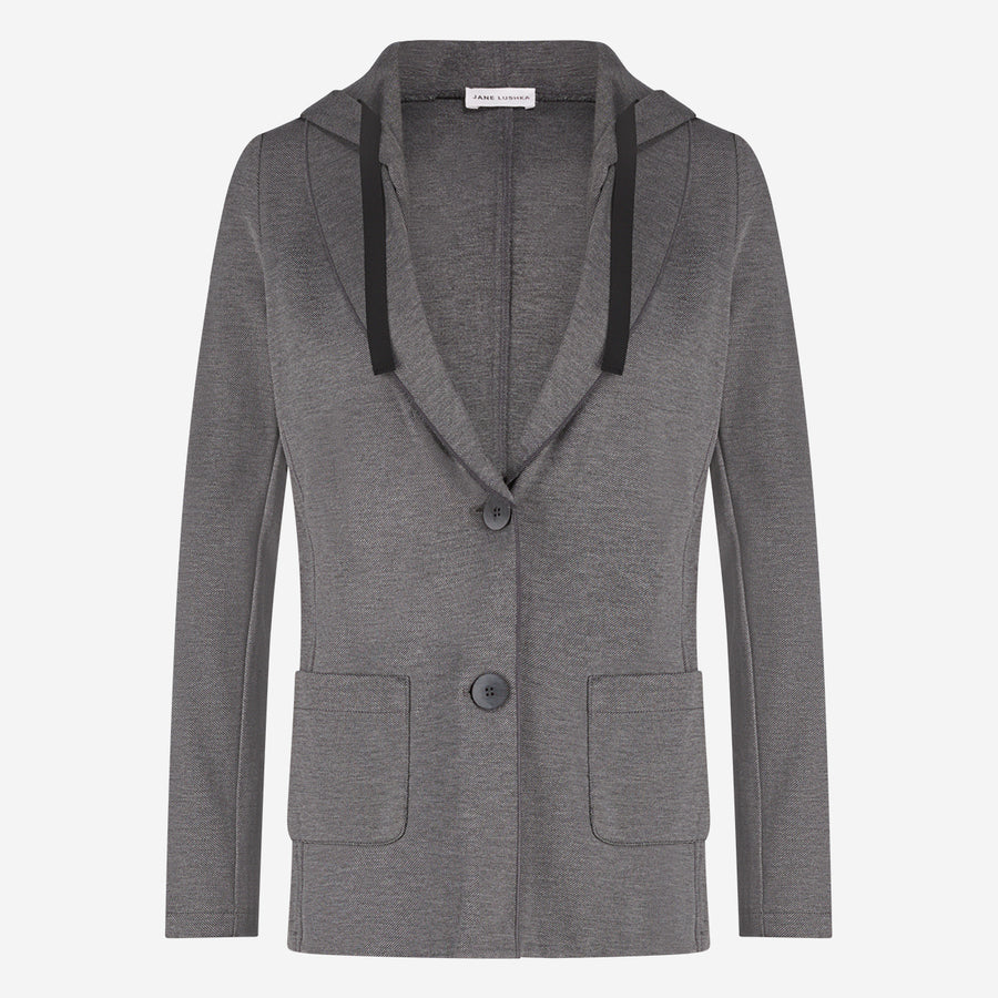 Emy hoody blazer | Dark Grey