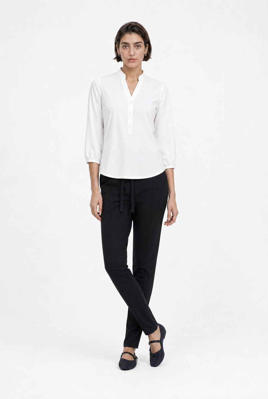 Blouse Bella Technical Jersey | White