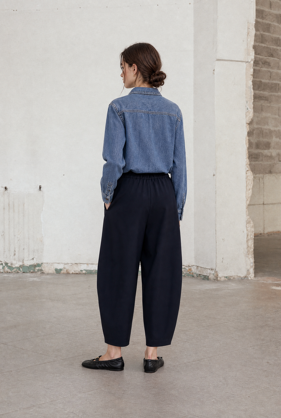 Pantaloni Benot in jersey tecnico