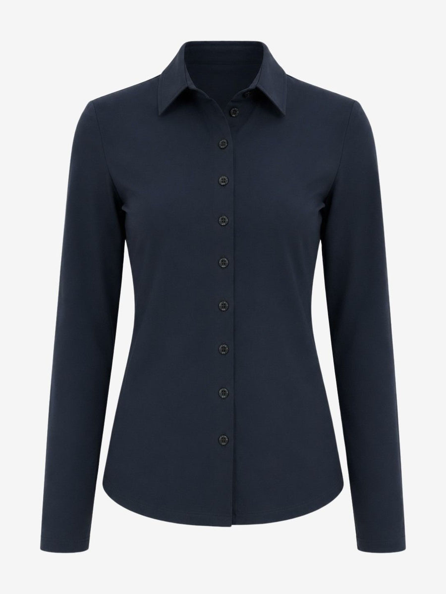 Blouse Betty Easy Wear Technical Jersey | Blue
