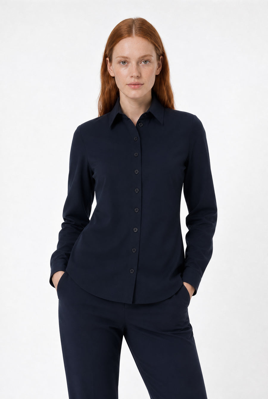 Blouse Betty Easy Wear Technical Jersey | Blue