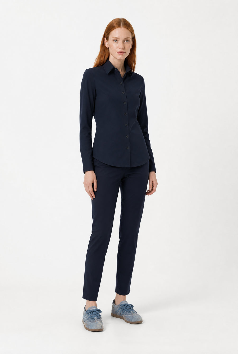 Blouse Betty Easy Wear Technical Jersey | Blue