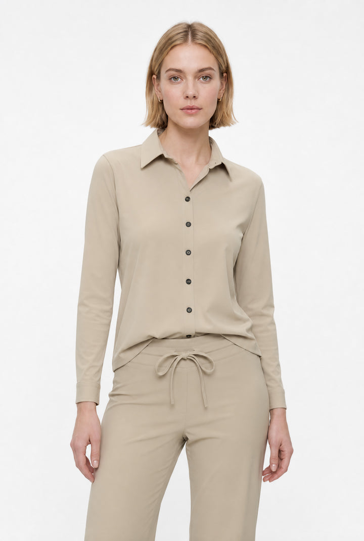 Blouse Betty Easy Wear Technical Jersey | Sand