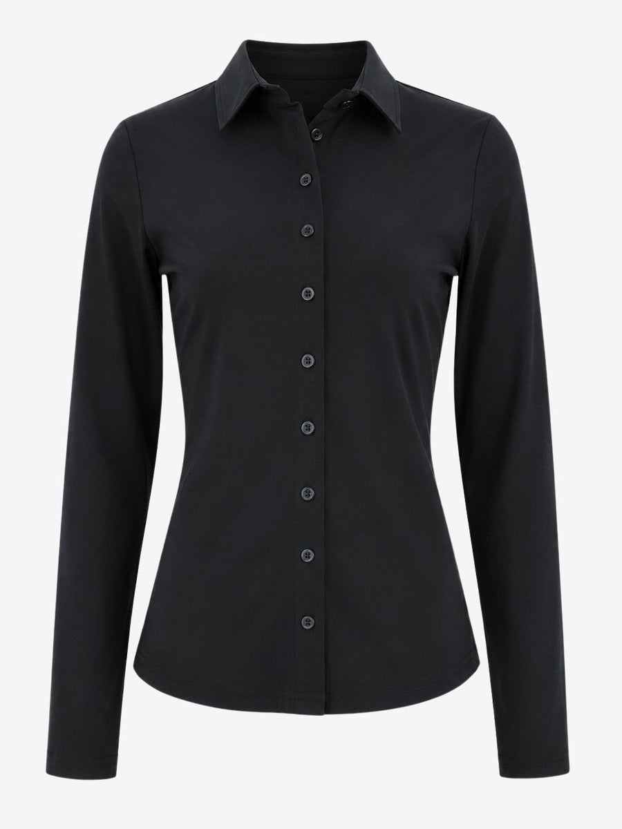 Blouse Betty Easy Wear Technical Jersey | Black
