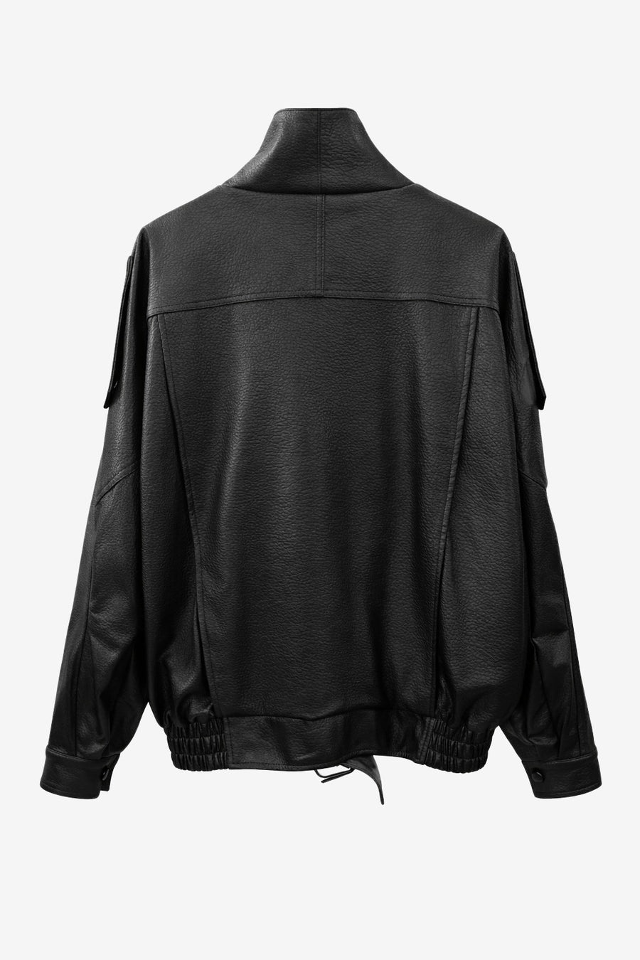Bo eco leather oversized  jacket
