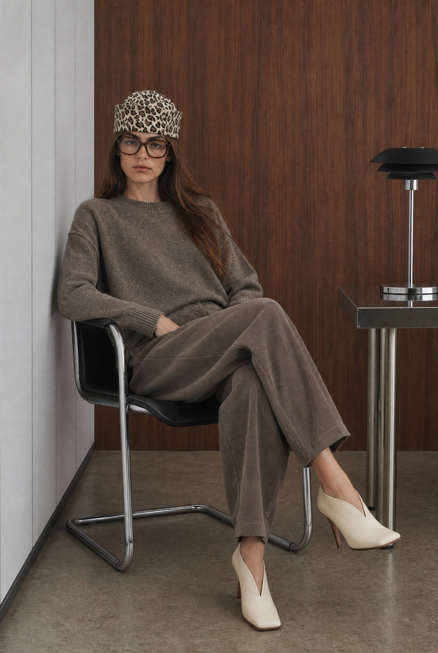 Velvety wool blend pullover