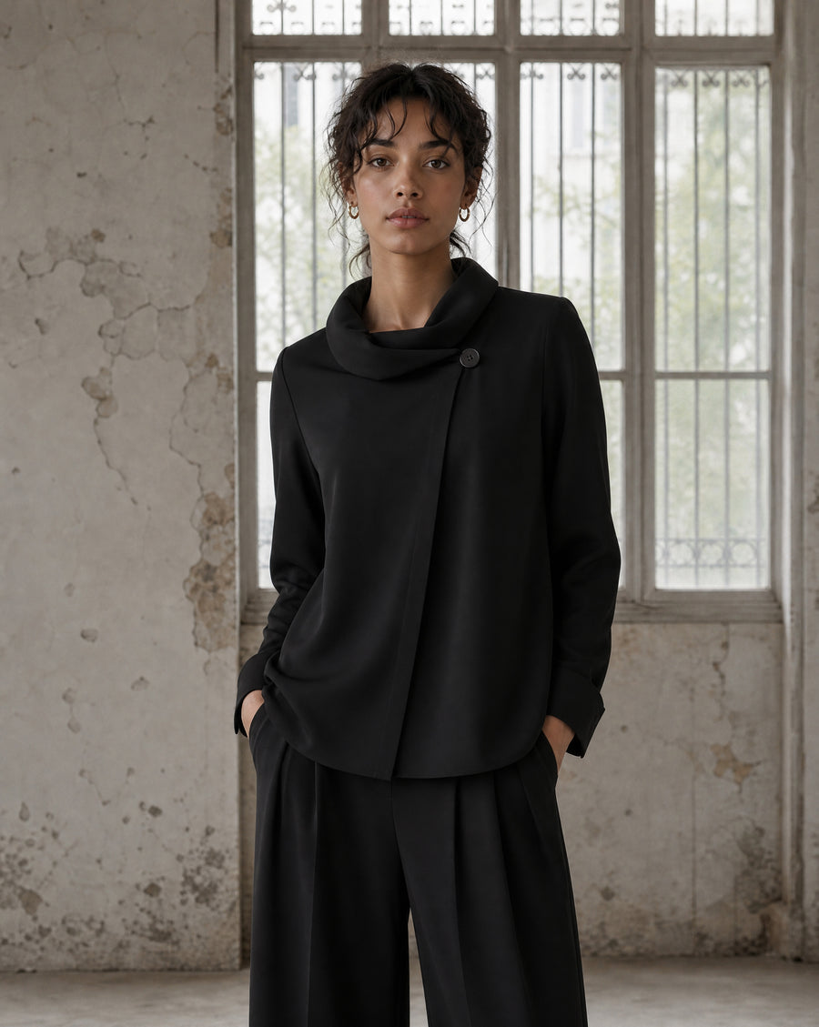 Carlos jacket technical jersey | Black