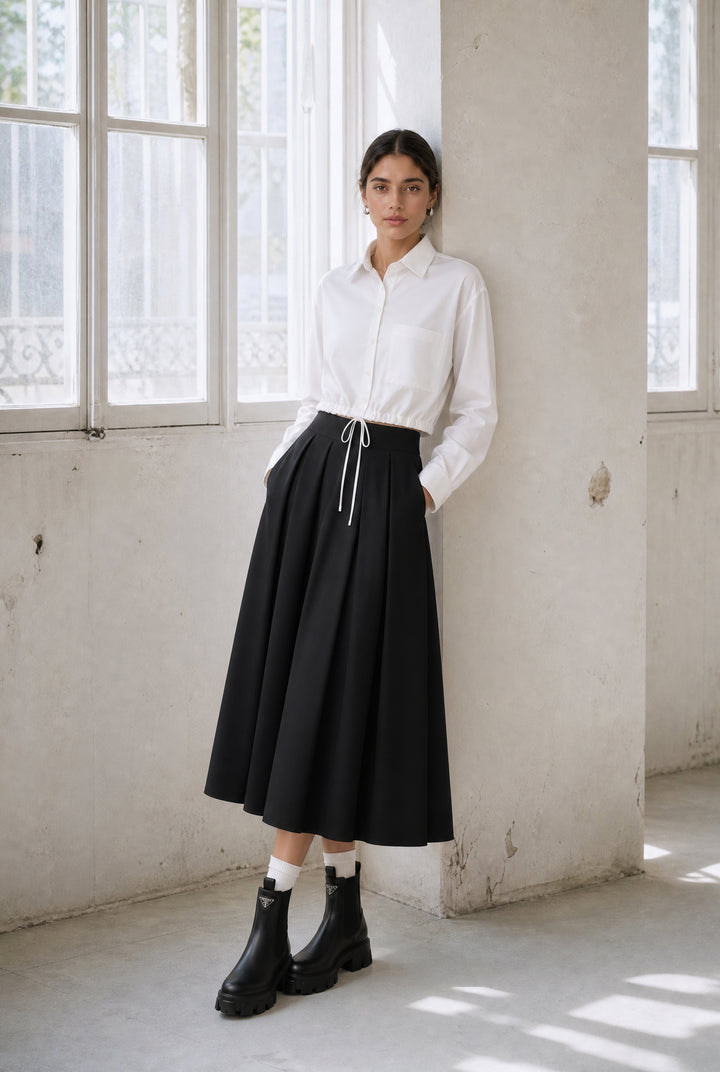 Camicia Carmen in jersey tecnico