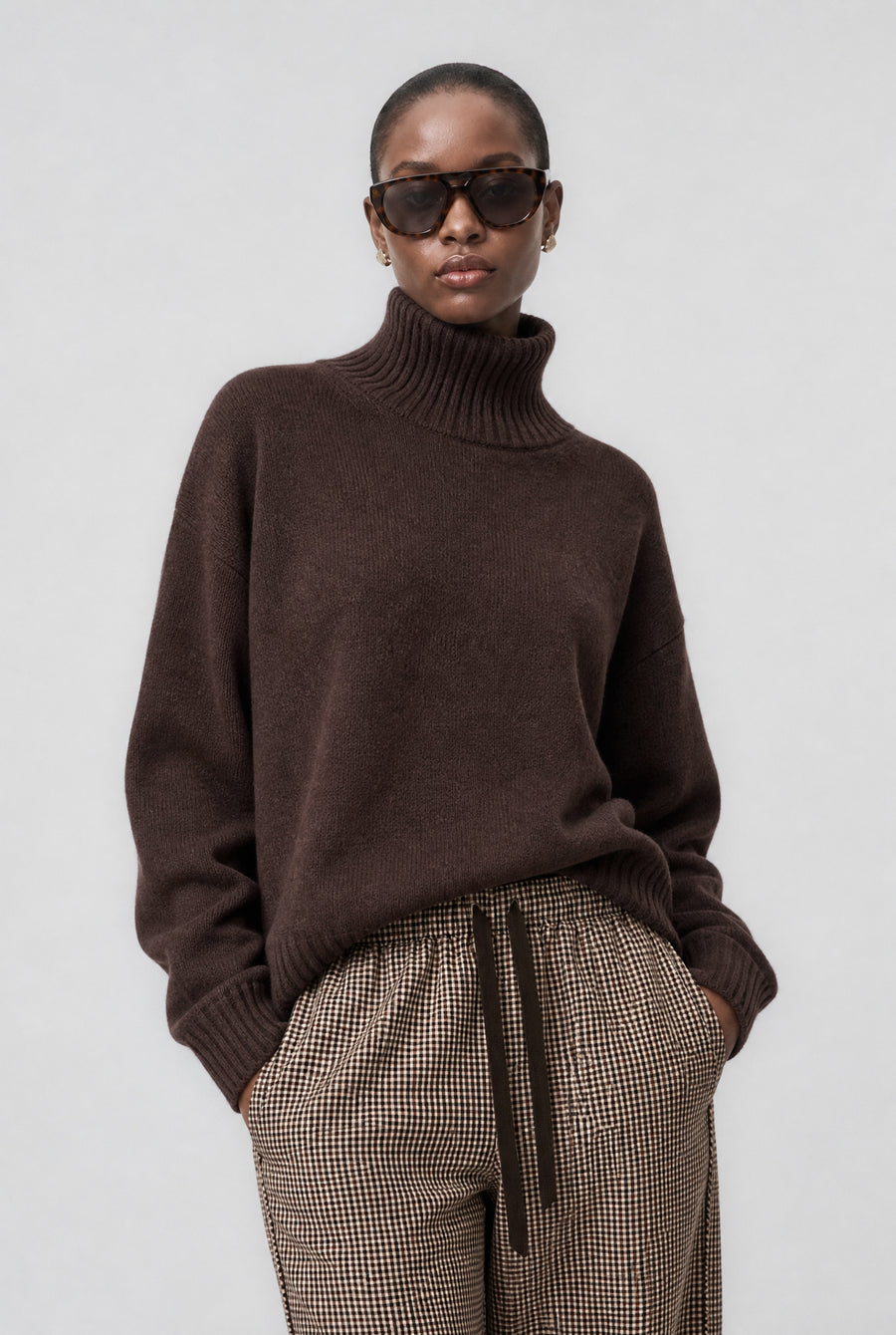 Cashmir wool polo pullover W1165