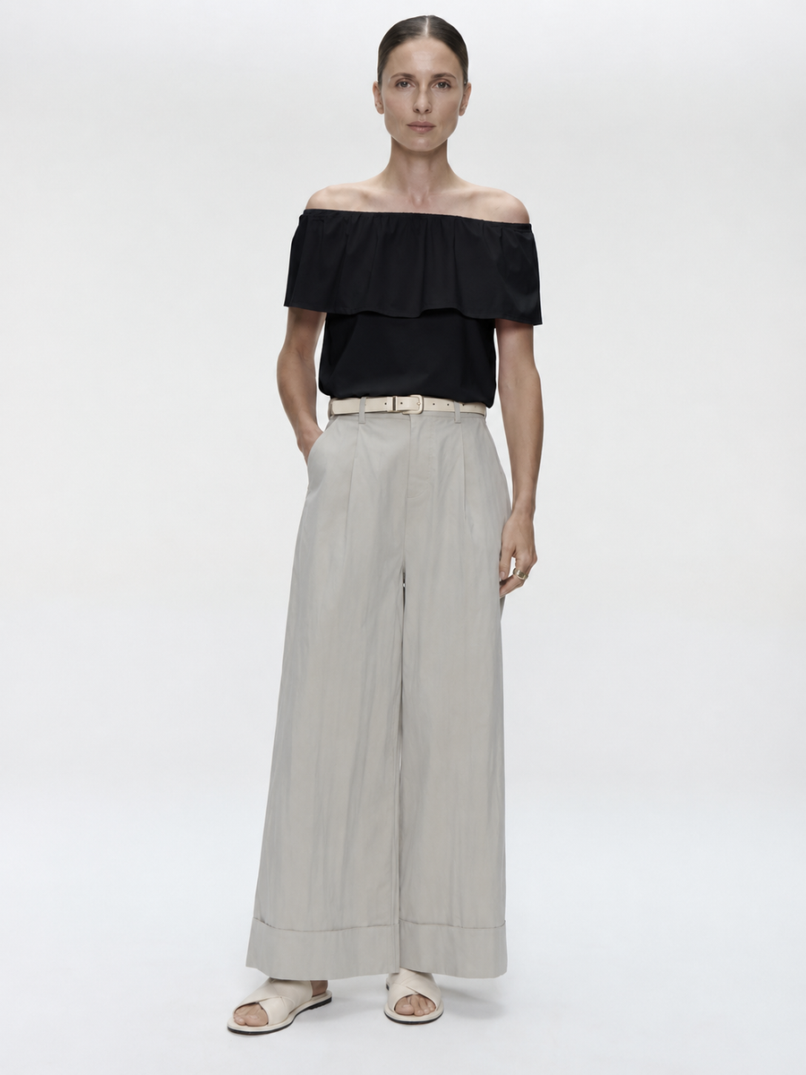 Diane top technical jersey | Black