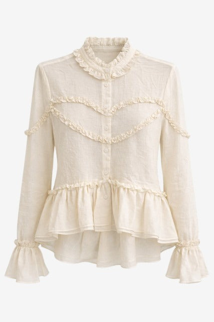 Netty Bluse im Bohemian-Stil