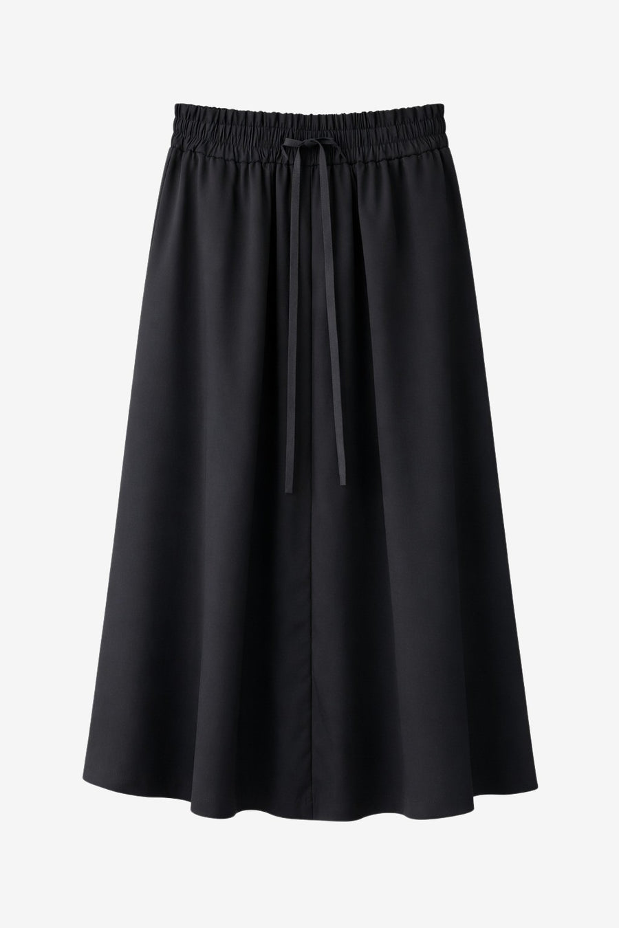 Poplin long skirt
