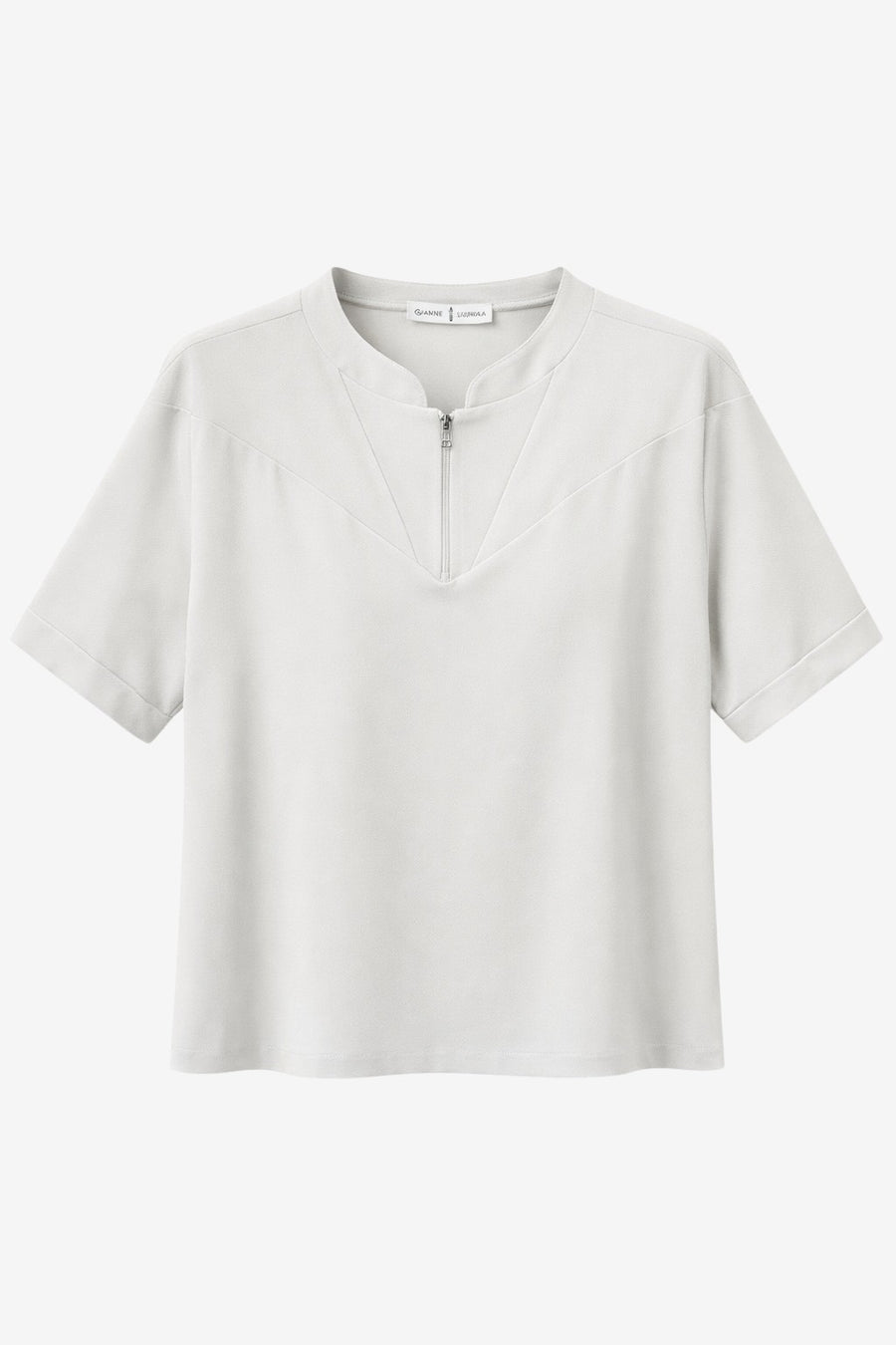 Lissa structure tech jersey top