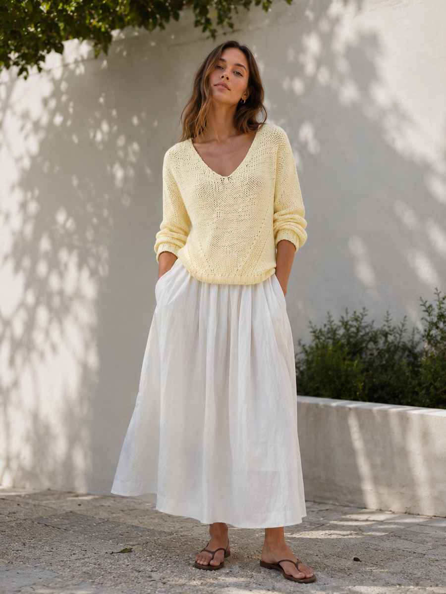 Fancy cotton Pullover E20197S