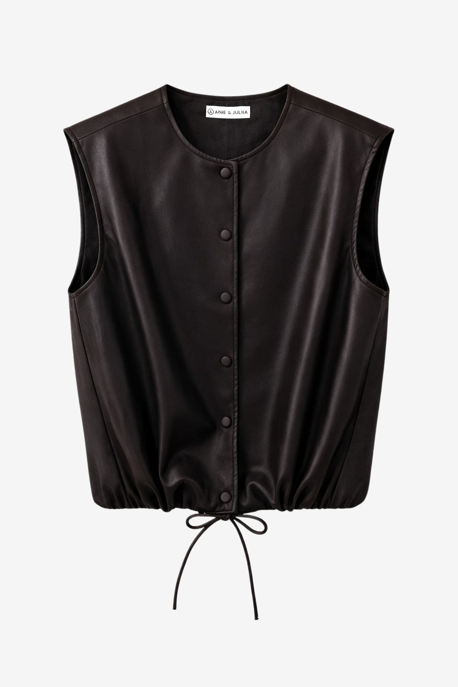 Clare eco leather vest