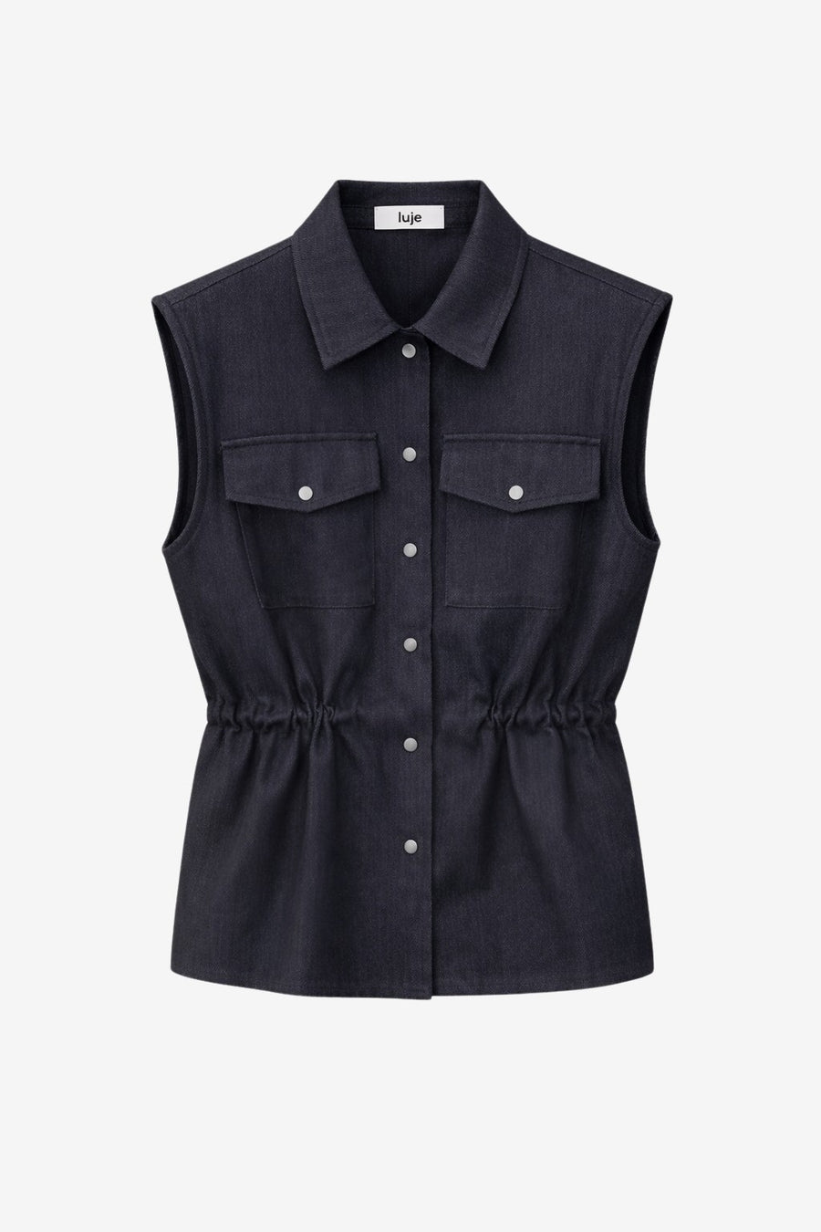 Eden indigo jeans vest