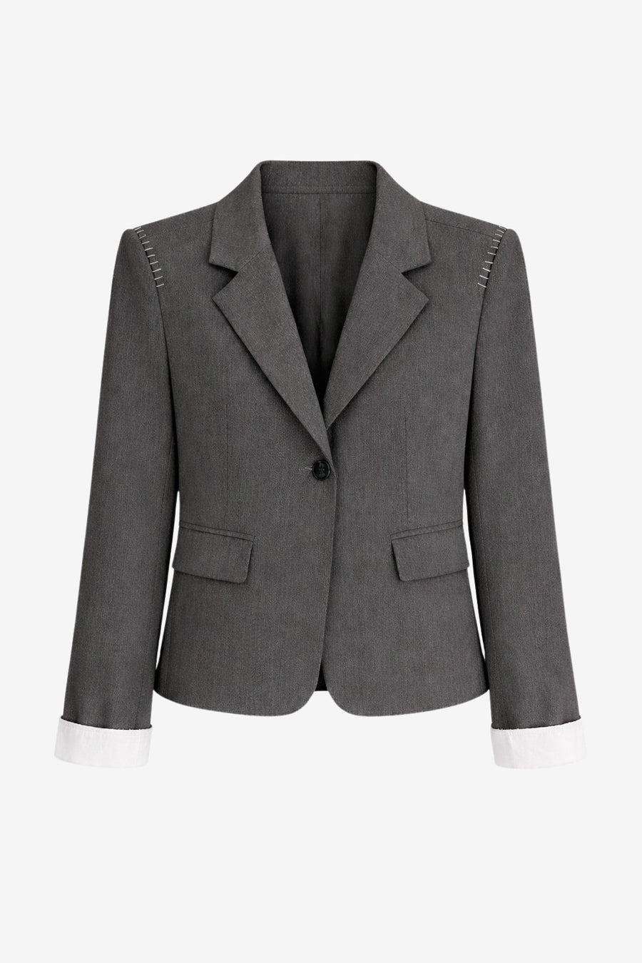 Eleni viscose basic blazer