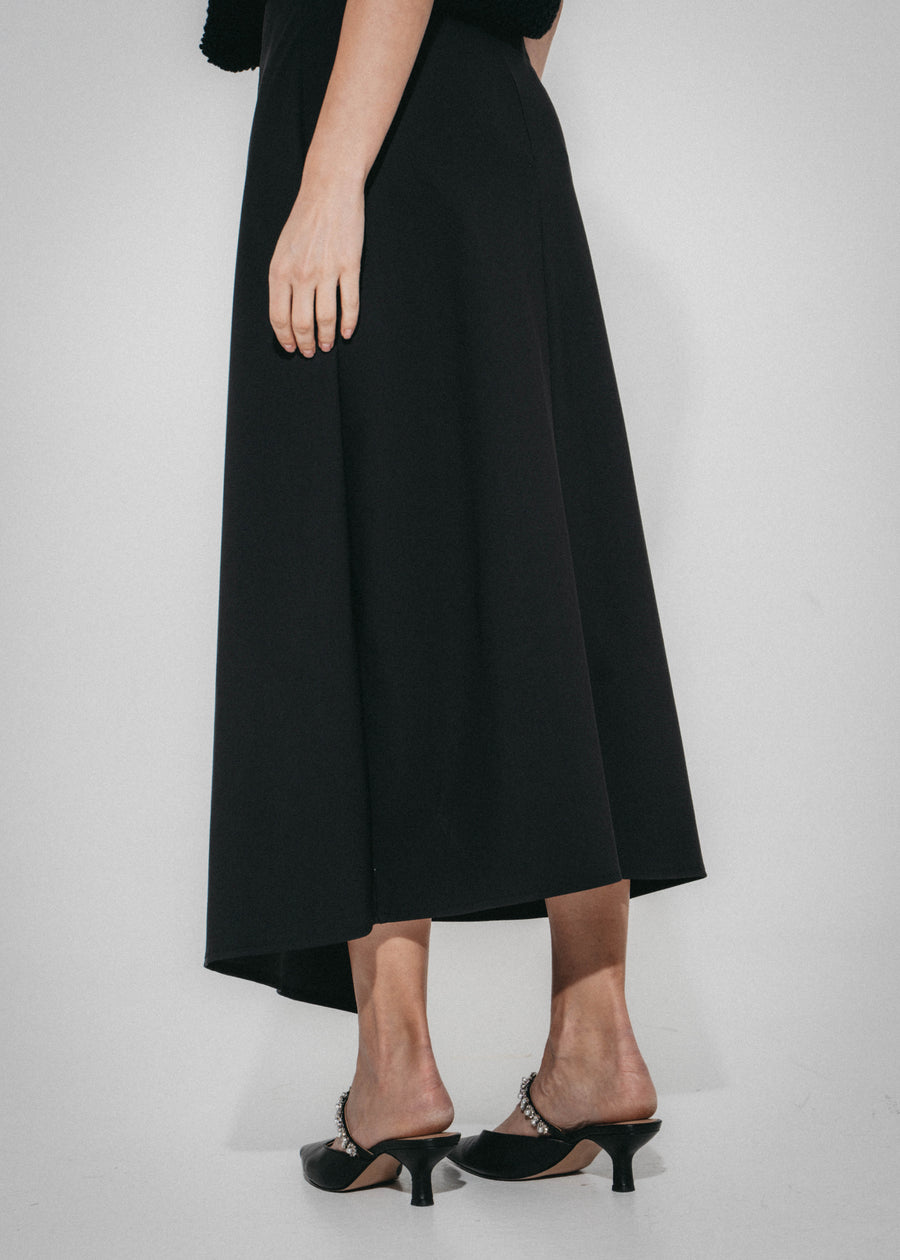 Emilia skirt Sensitive tech fabric | Black