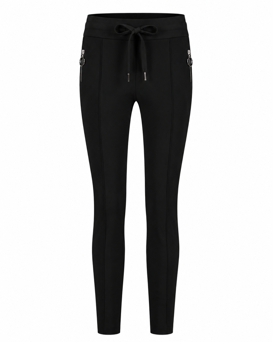 Pants Emma-straight leg fit Technical Jersey | Black
