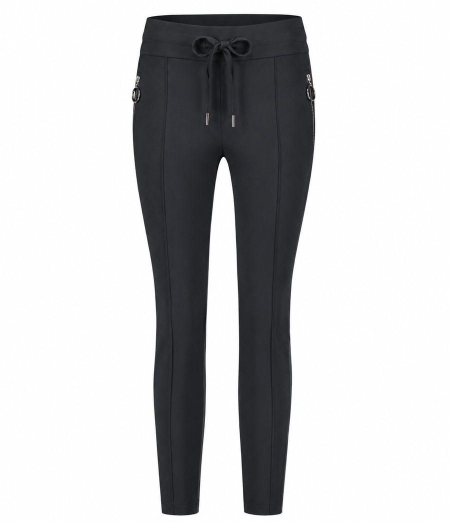 Pants Emma-straight leg fit Technical Jersey | Grigio Notte