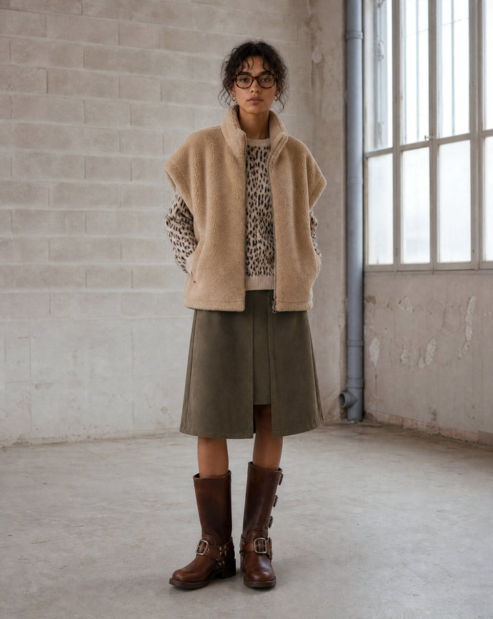 Faux fur Vest MKR 42064