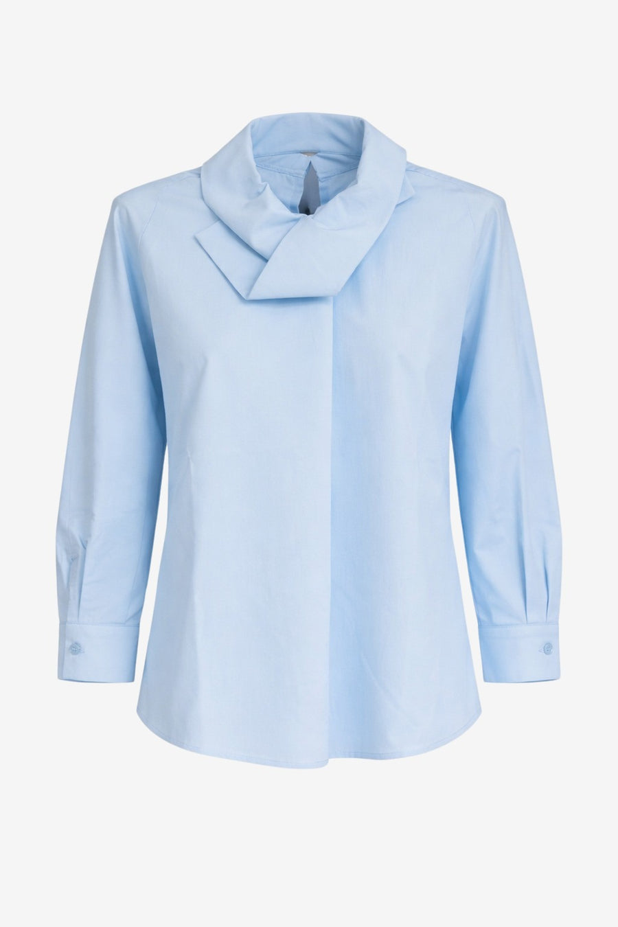 Fiorella cotton mix blouse | Light Blue