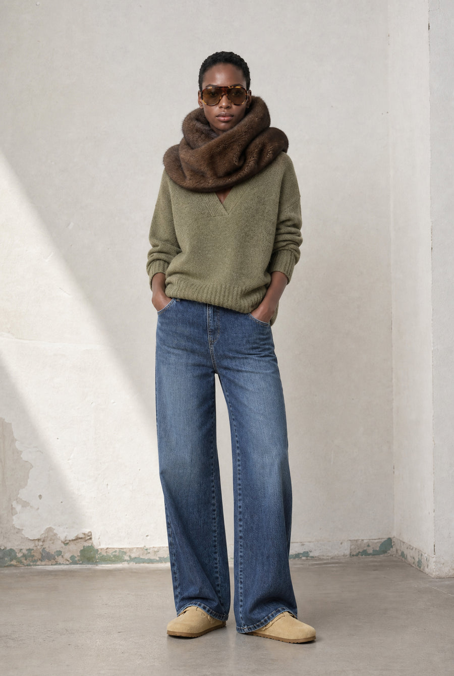 Fly loose yoga jeans