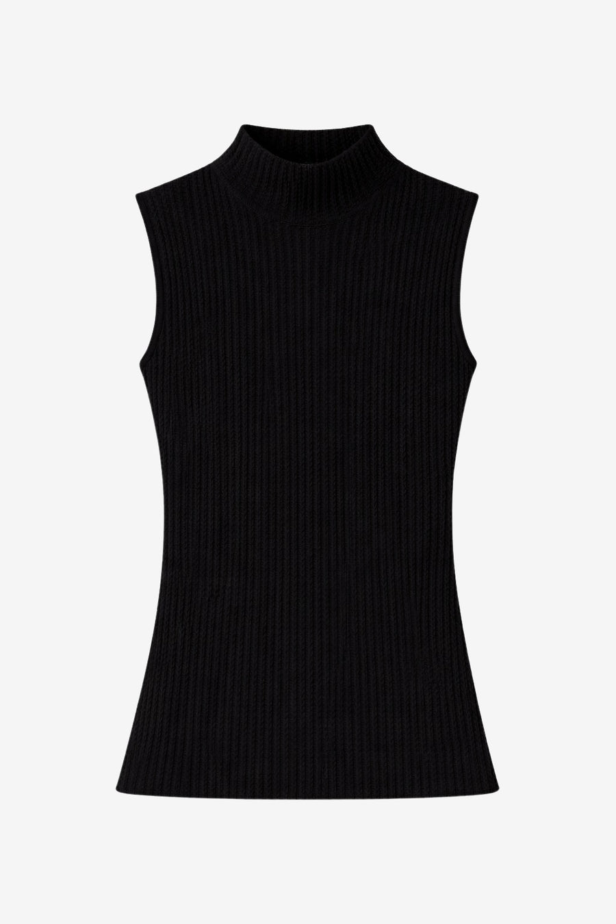 Gaby structure high neck top | Black